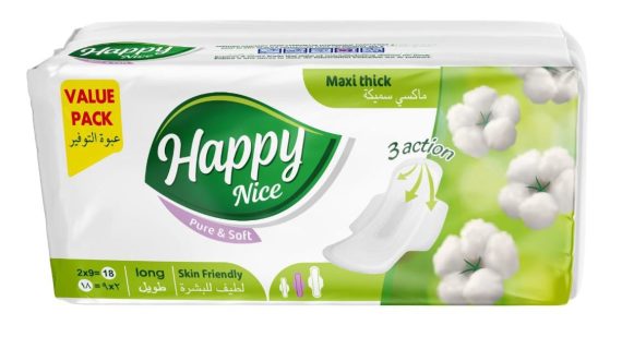 HAPPY NICE HYGIENIC PAD 18 PCS